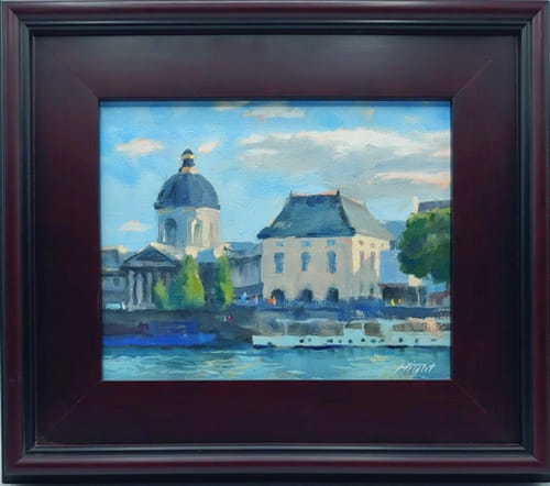 Click to view detail for Evening Descends On The Seine 8x10 $425